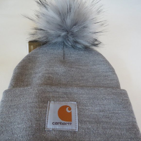 Carhartt Beanie Handmade in USA Pom Cap - Picture 4 of 7